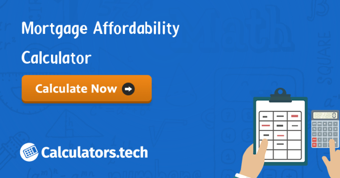 Affordability calculator calculators